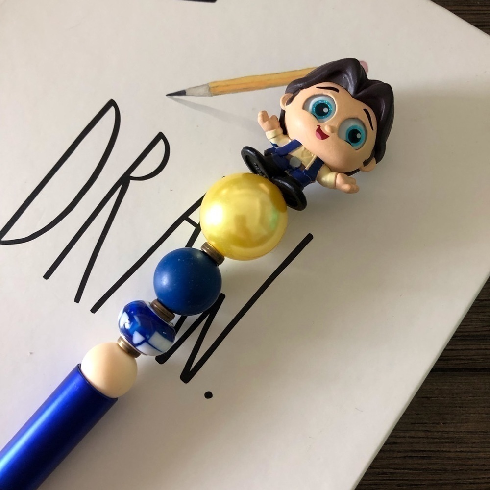 Disney Doorables: Star Wars: Han Solo handmade beaded pen